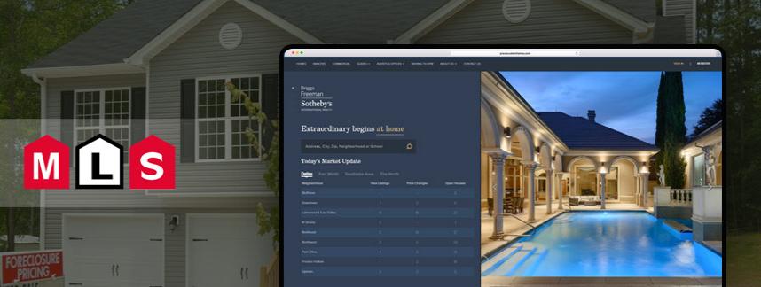 Real estate website design and development for Briggs Freeman