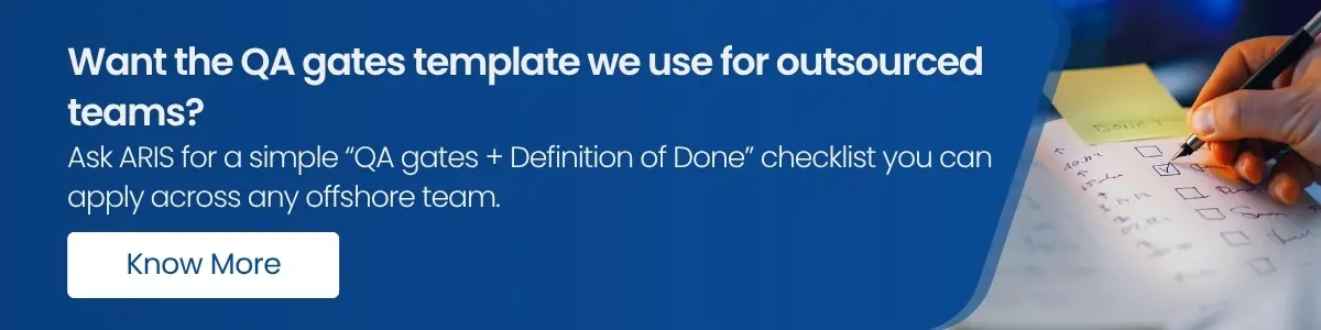 CTA - QA gates template
